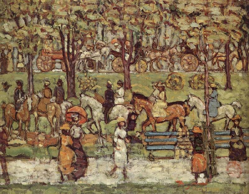 Maurice Prendergast Central Park Norge oil painting art